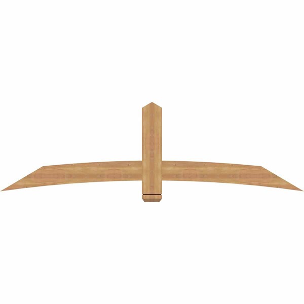 Ekena Millwork Bellingham Timber Gable Bracket, Western Red Cedar, 84"W x 24"H x 1 1/2"D x 5 1/2"F, 7/12 Pitch GBW084X24X0206BEL00SWR - main